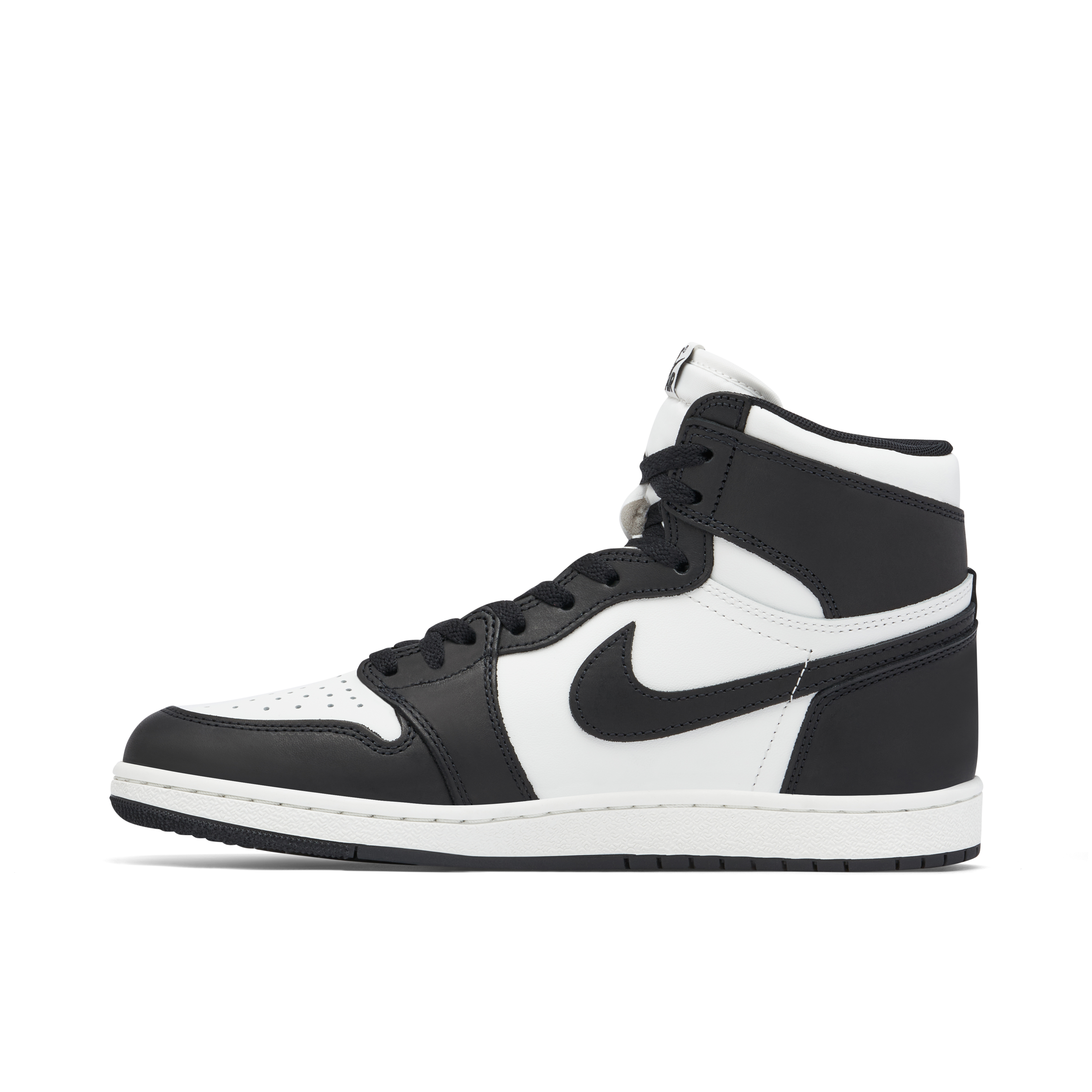 Nike air jordan 1 shop black and white high