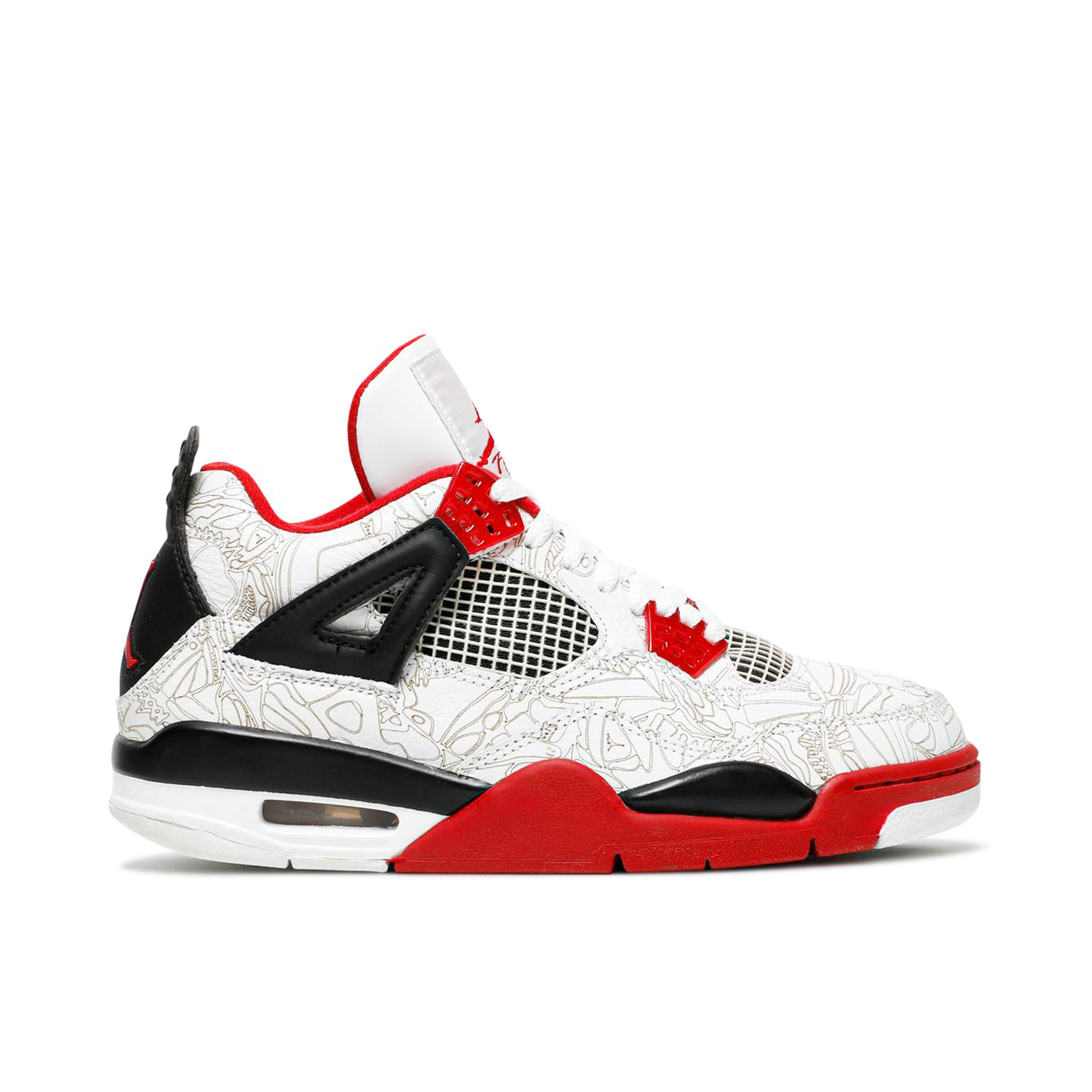 Air jordan shop 4 white laser