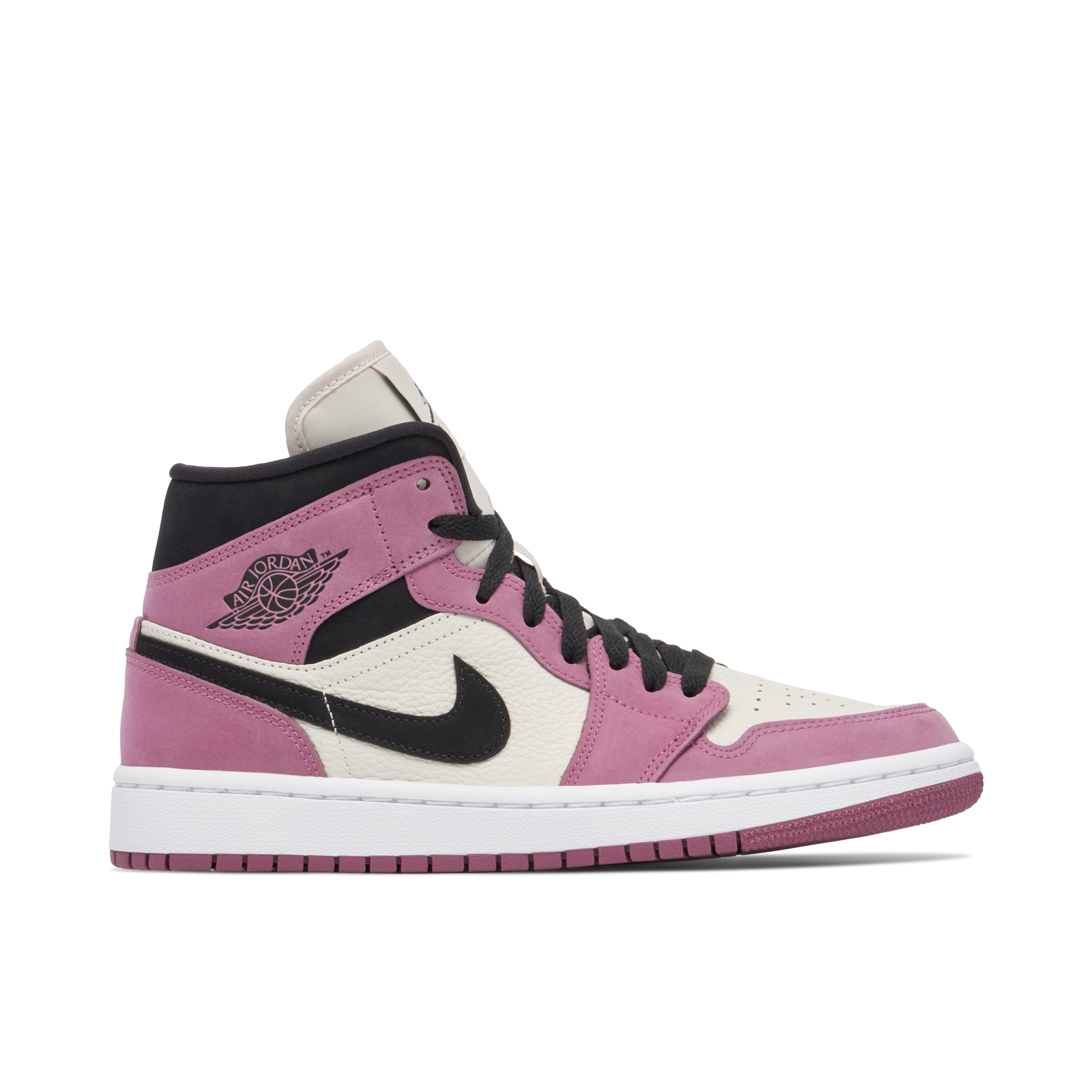 Air Jordan 1 Mid Berry Pink Womens | DC7267-500 | Laced