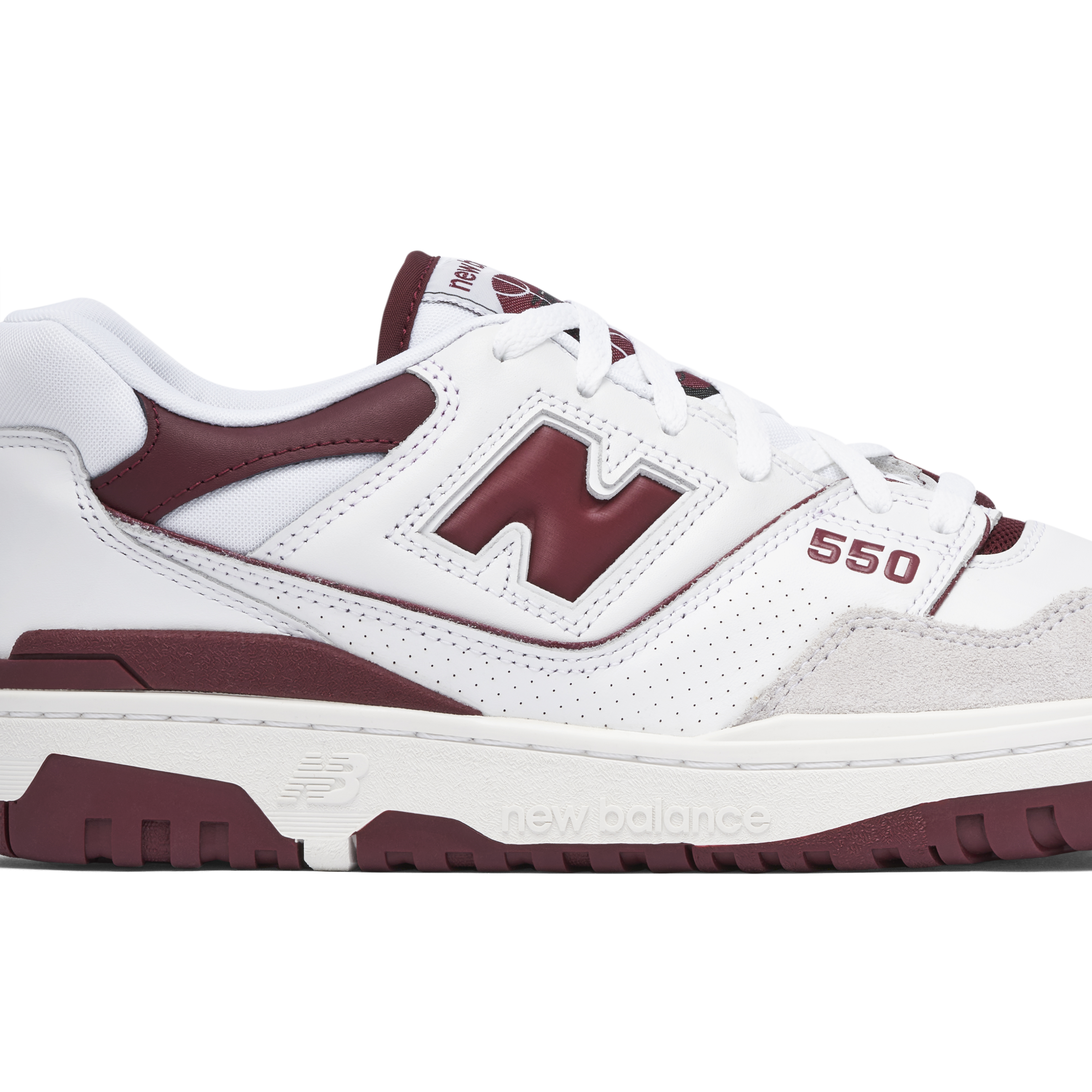 Maroon and white sales new balance