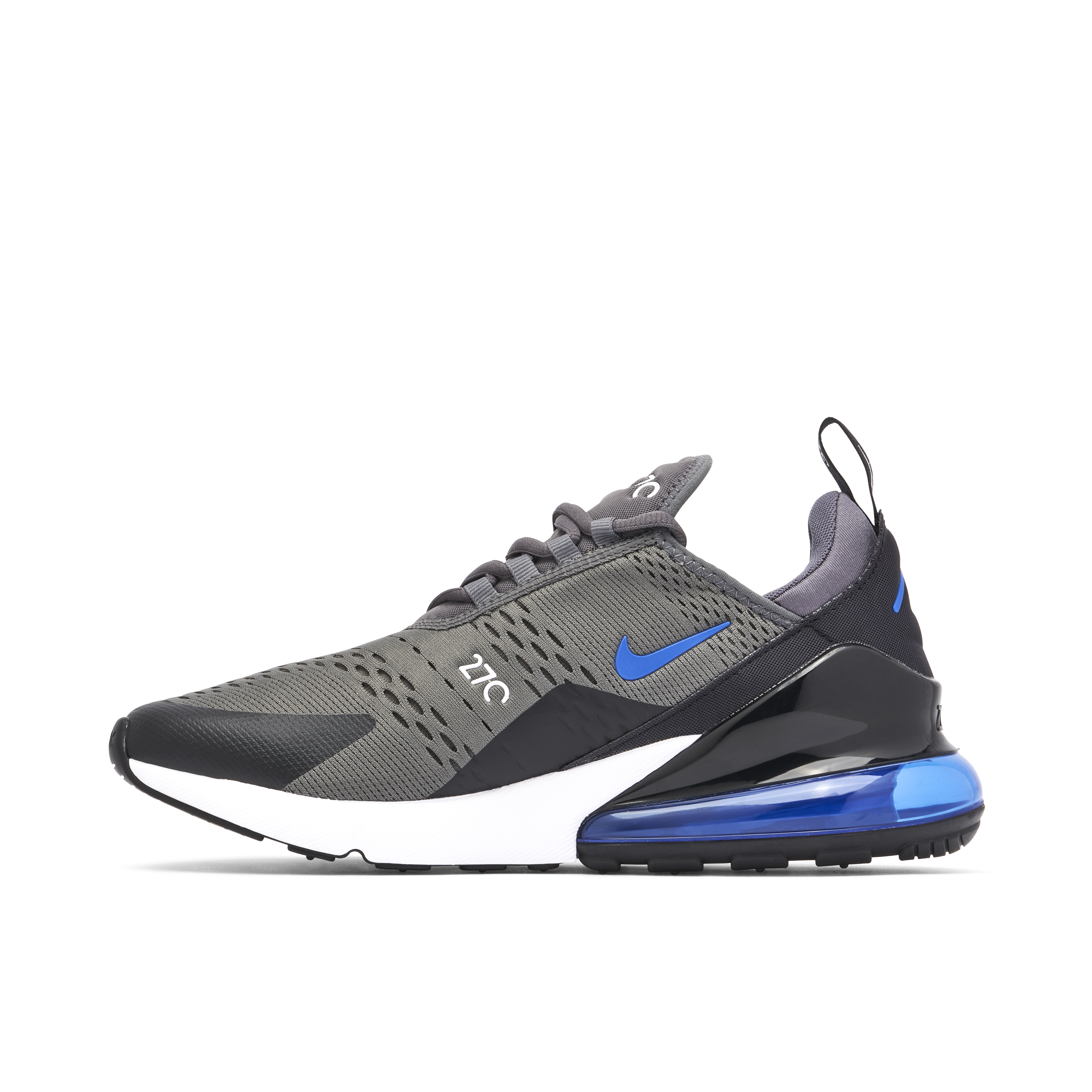 Men's air max outlet 270 shoes - black/blue/platinum