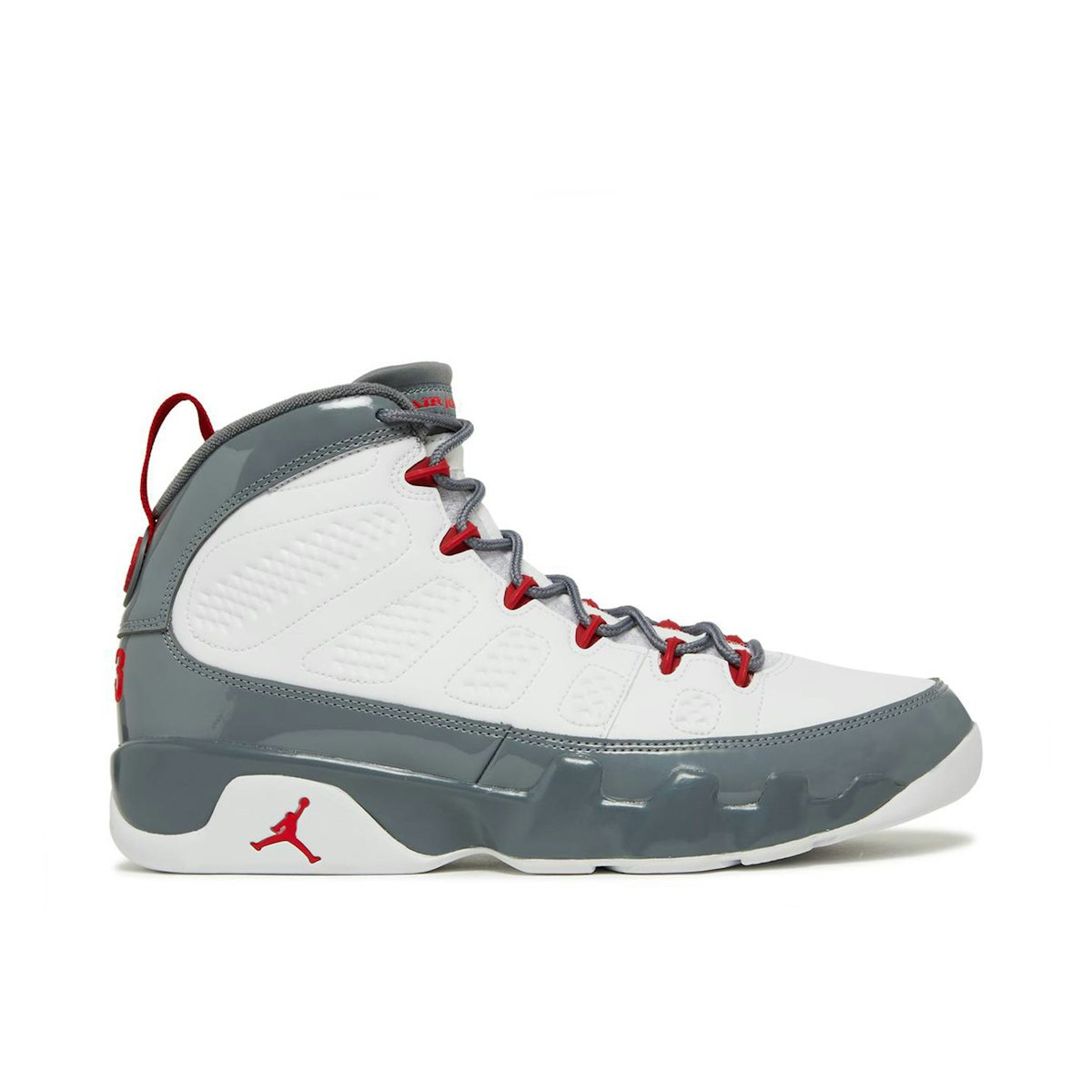Jordan 9 white and red Clearance