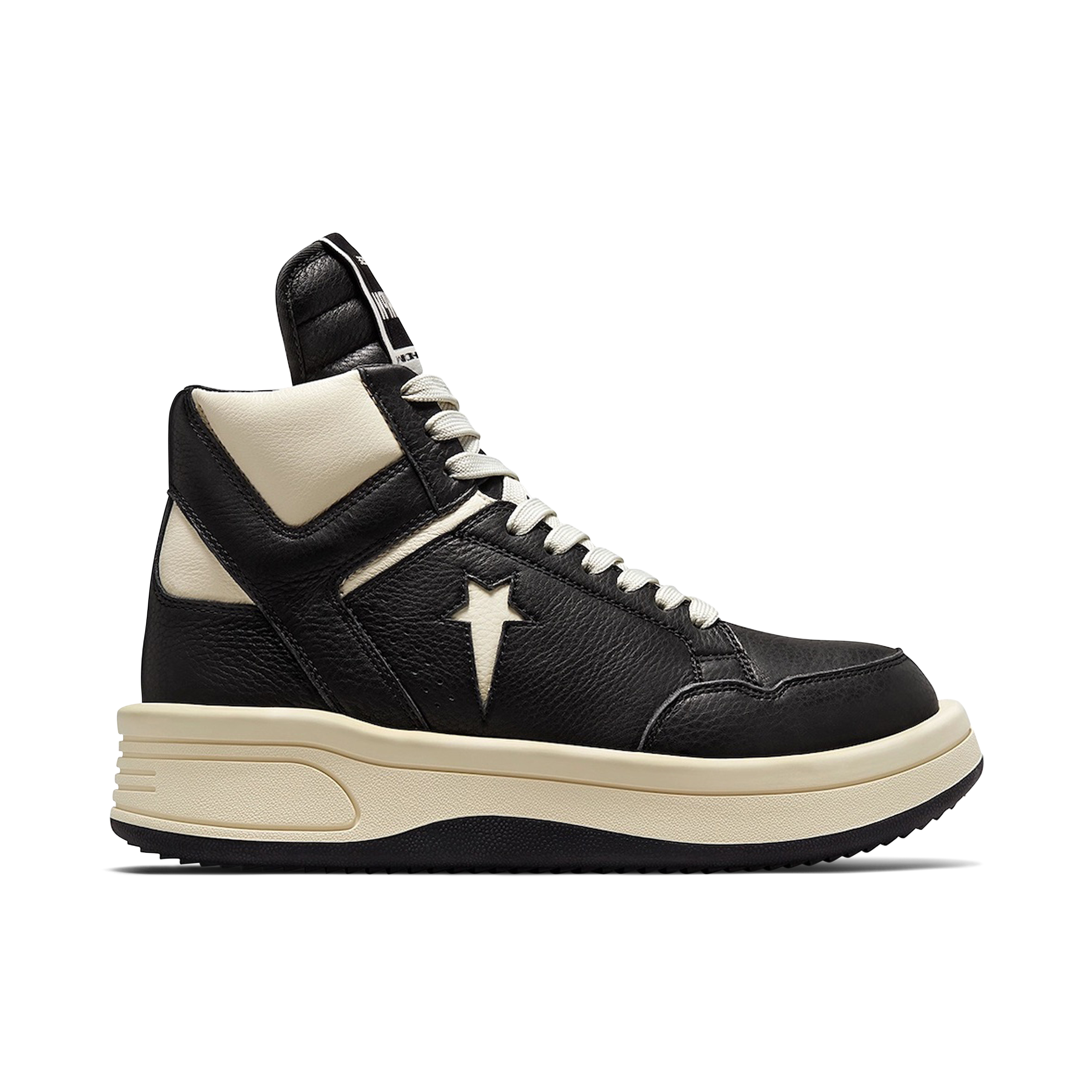 Converse TURBOWPN High x Rick Owens DRKSHDW Black Cream