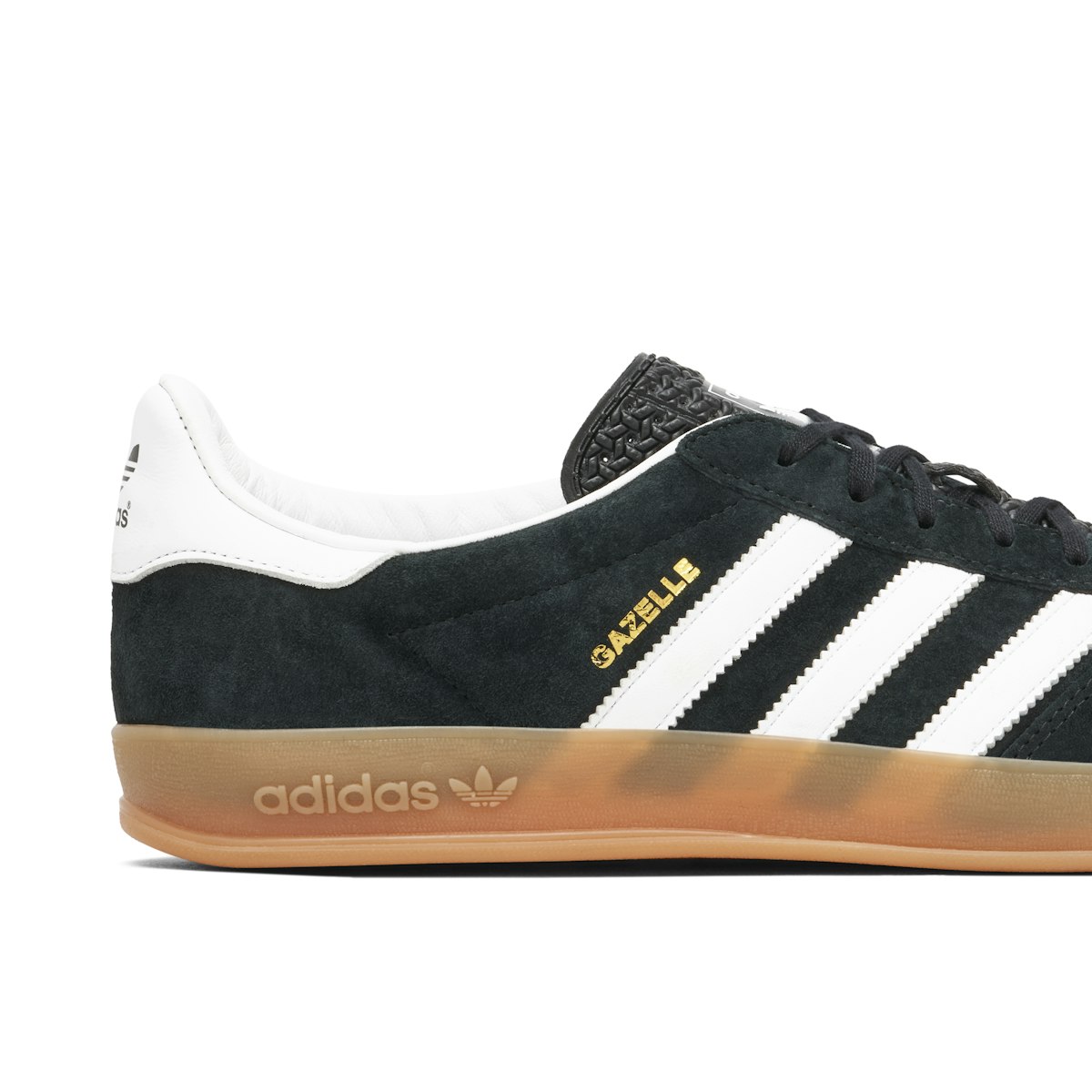 adidas Gazelle Indoor Black White Gum | H06259 | Laced