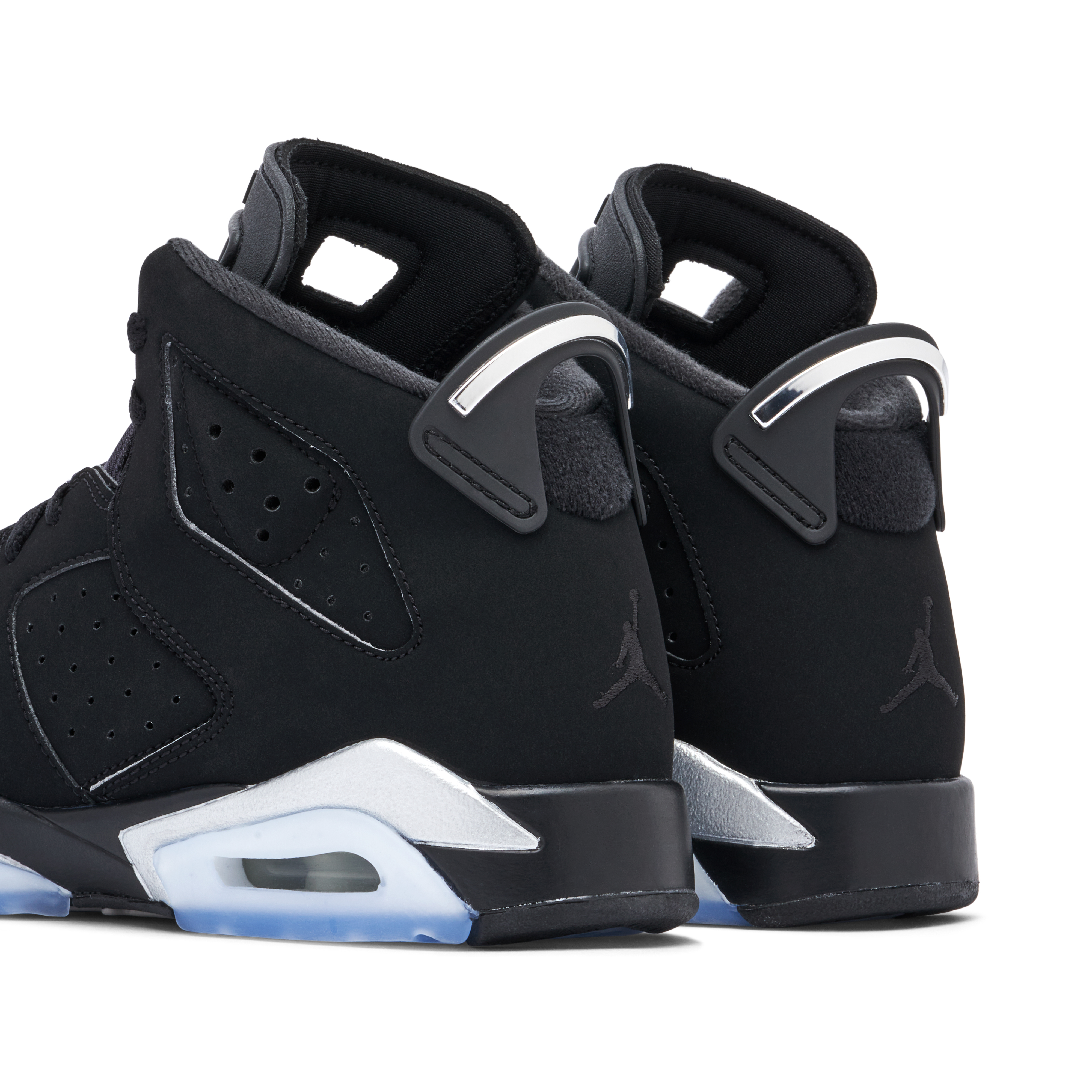 Jordan 6 hotsell black and silver