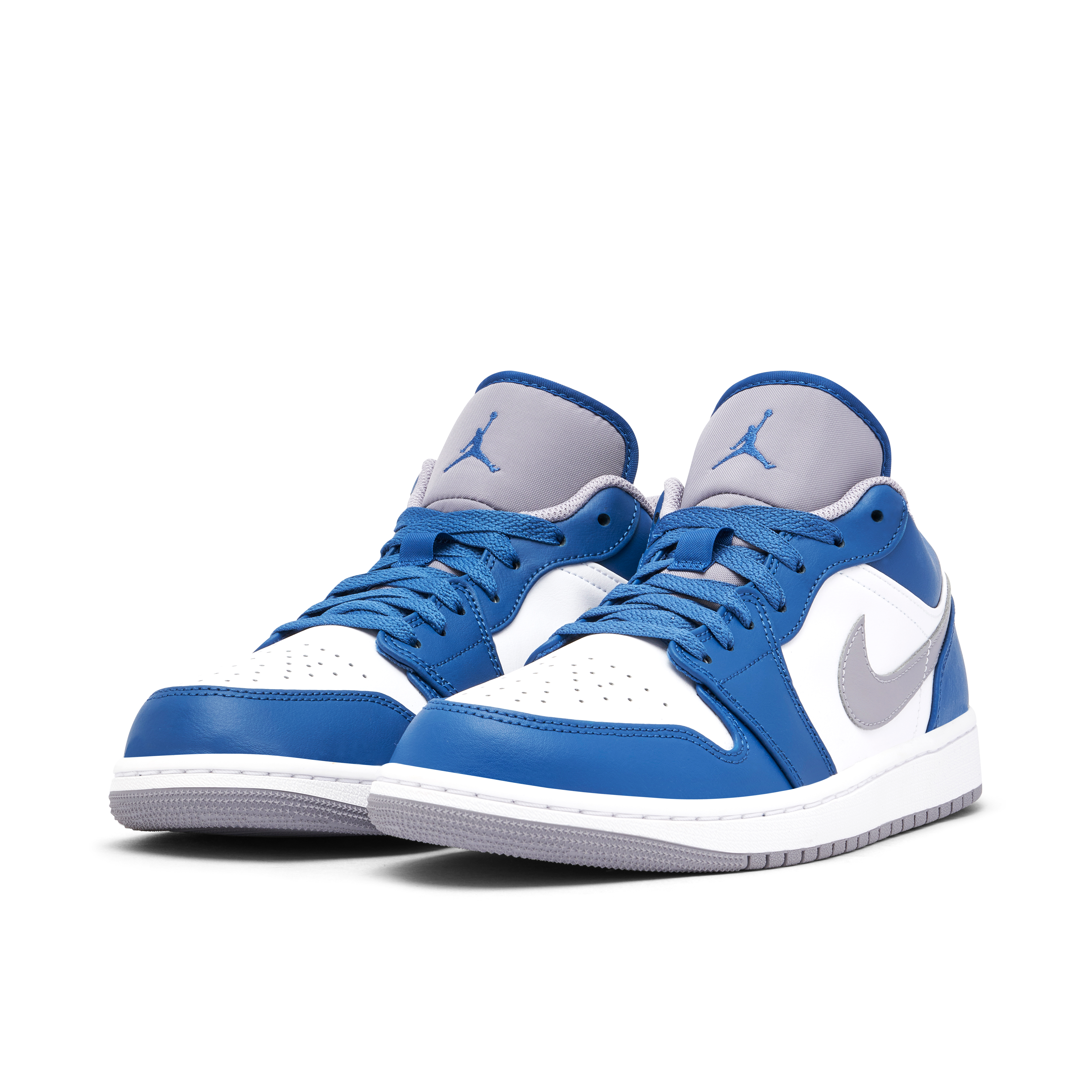 Air Jordan 1 Low White Blue Grey | 553558-412 | Laced