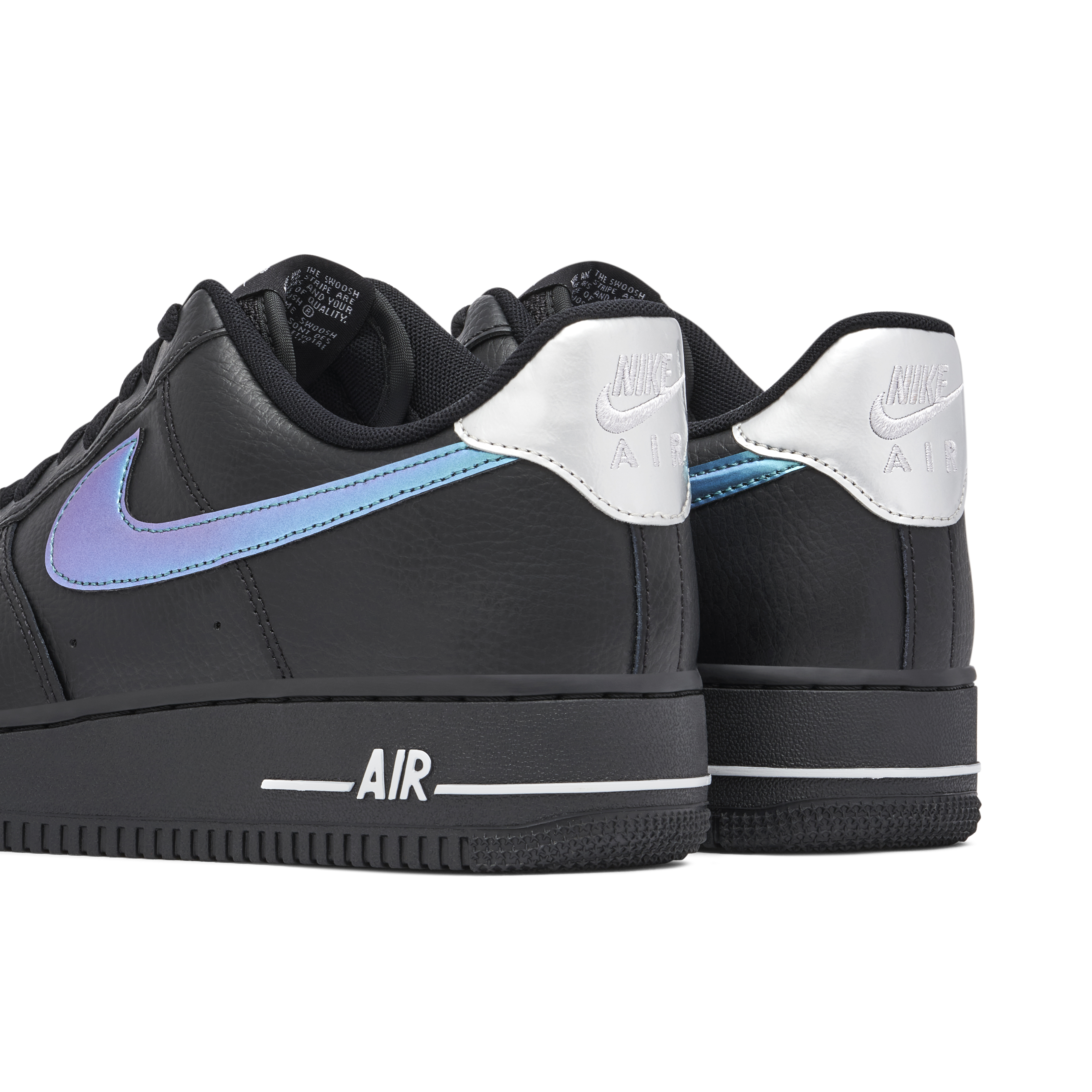 Nike Air Force 1 Low Black Blue Lightning