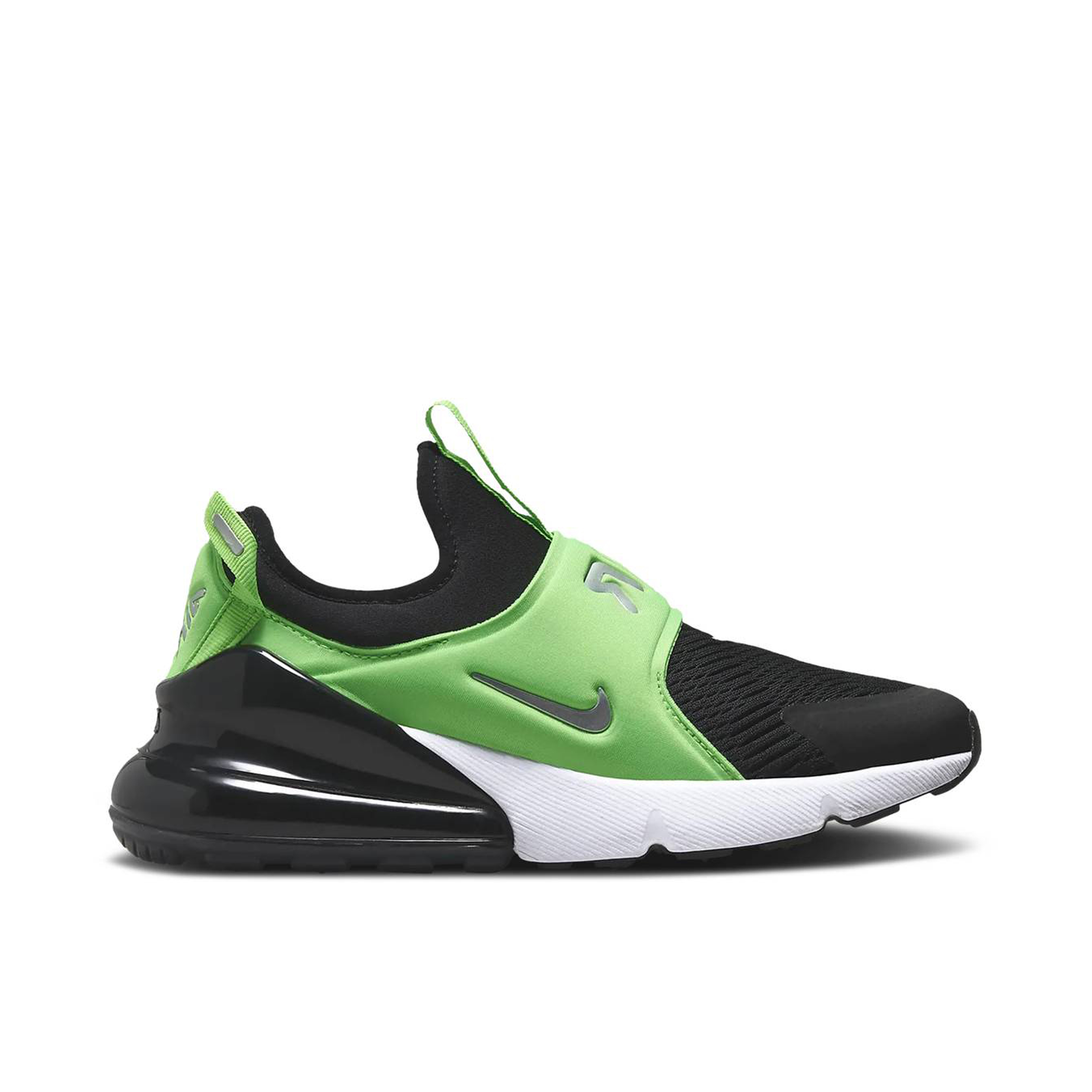 Nike Air Max 270 Extreme Black Green GS CI1108 015 Laced