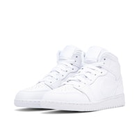 NIKE AIR FORCE 1 MID GS (WHITE/WHITE) –