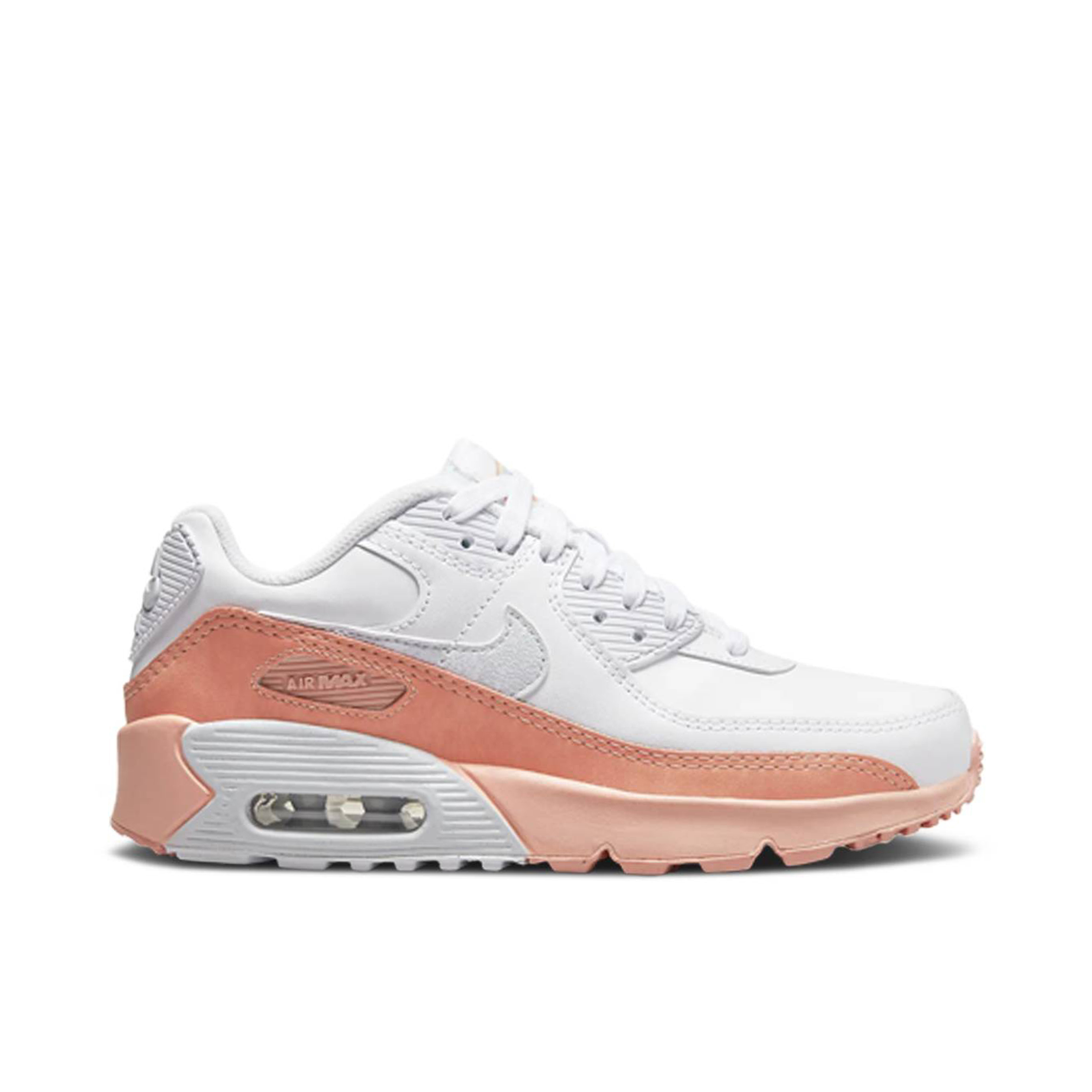 Nike Air Max 90 Leather SE White Madder Root GS | DM0956-100 | Laced