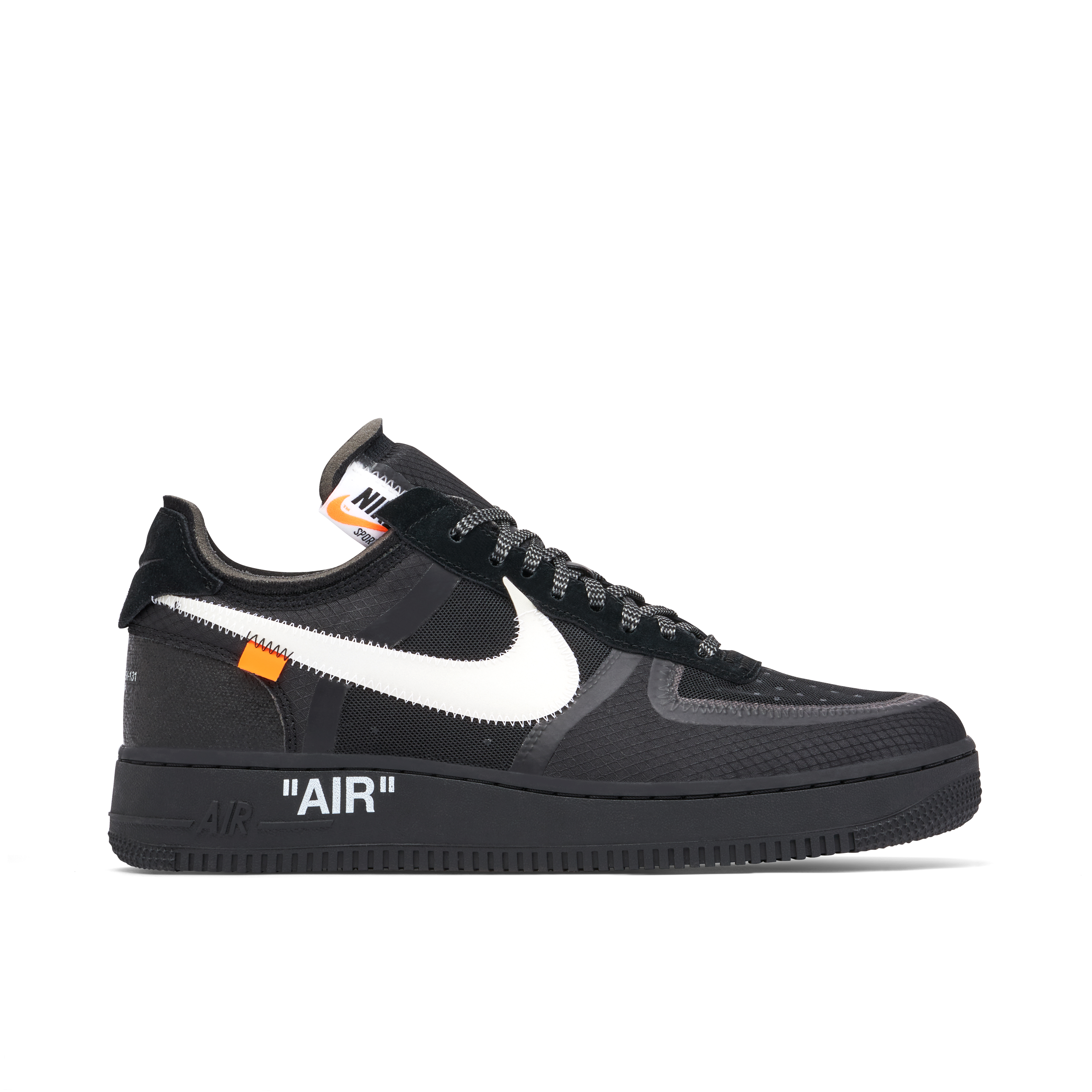Mens Nike x Off-White The Ten Air Force 1 Low - Black