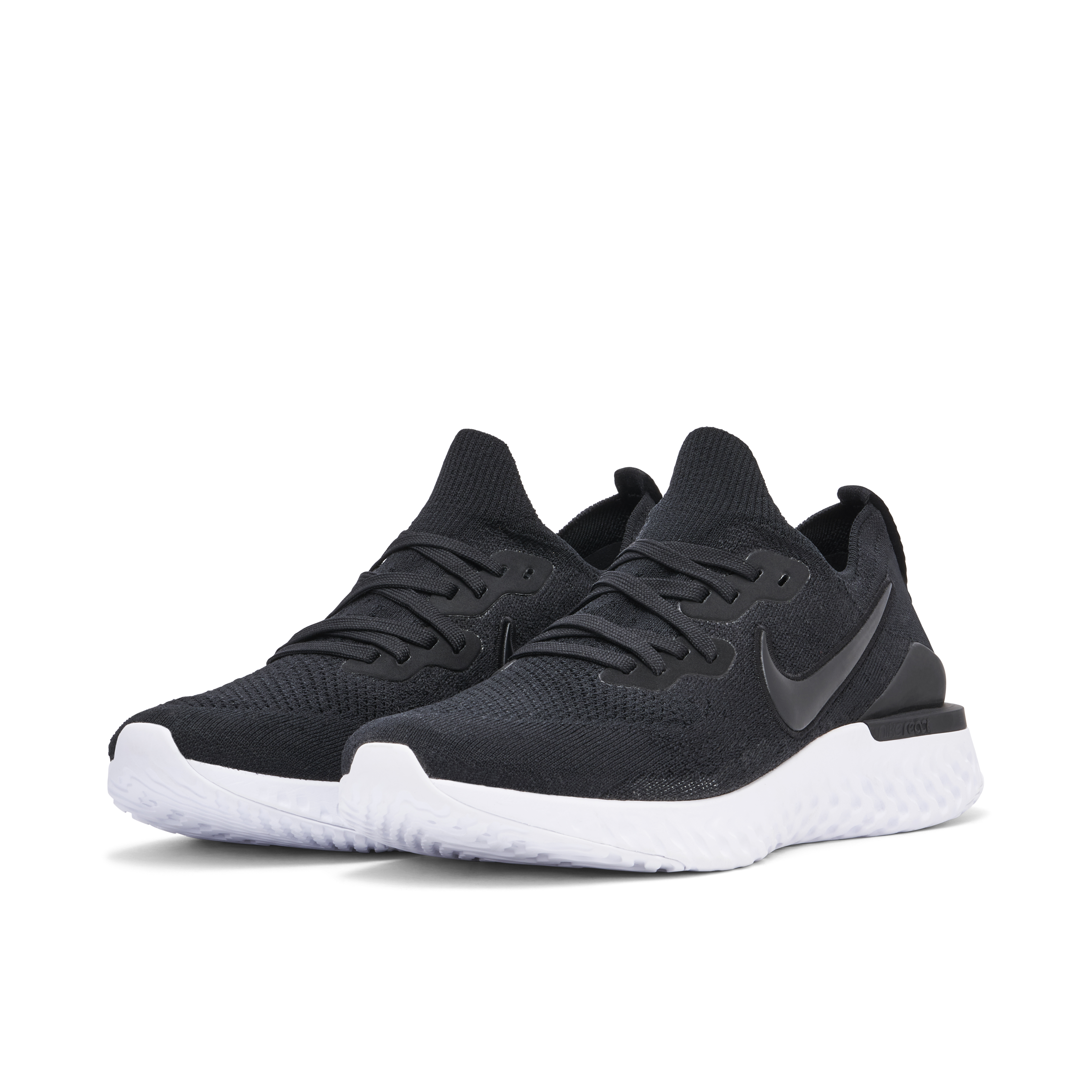 Nike Epic React Flyknit 2 Gunsmoke Black BQ8928 002 Laced