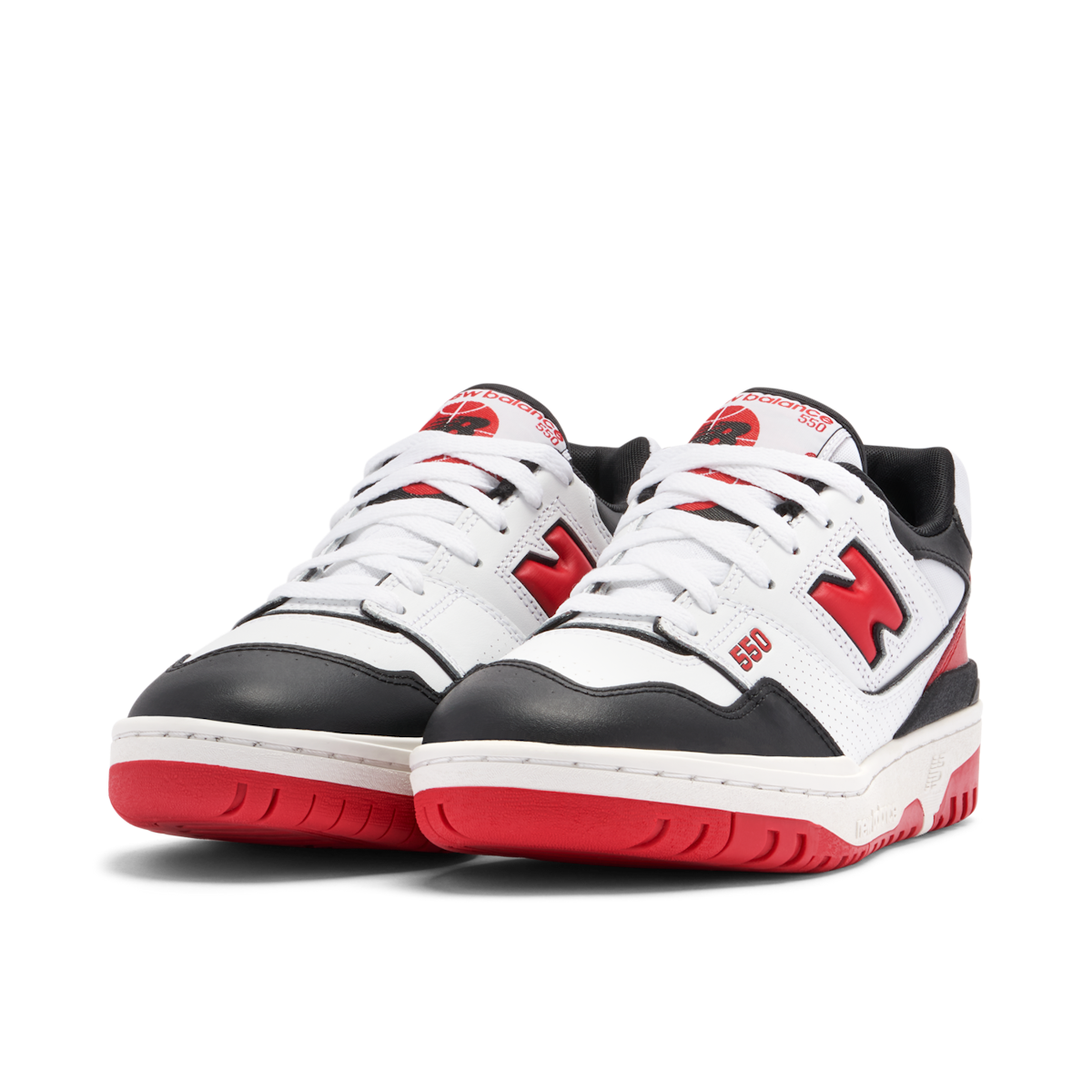 New Balance 550 White Team Red BB550HR1 Laced