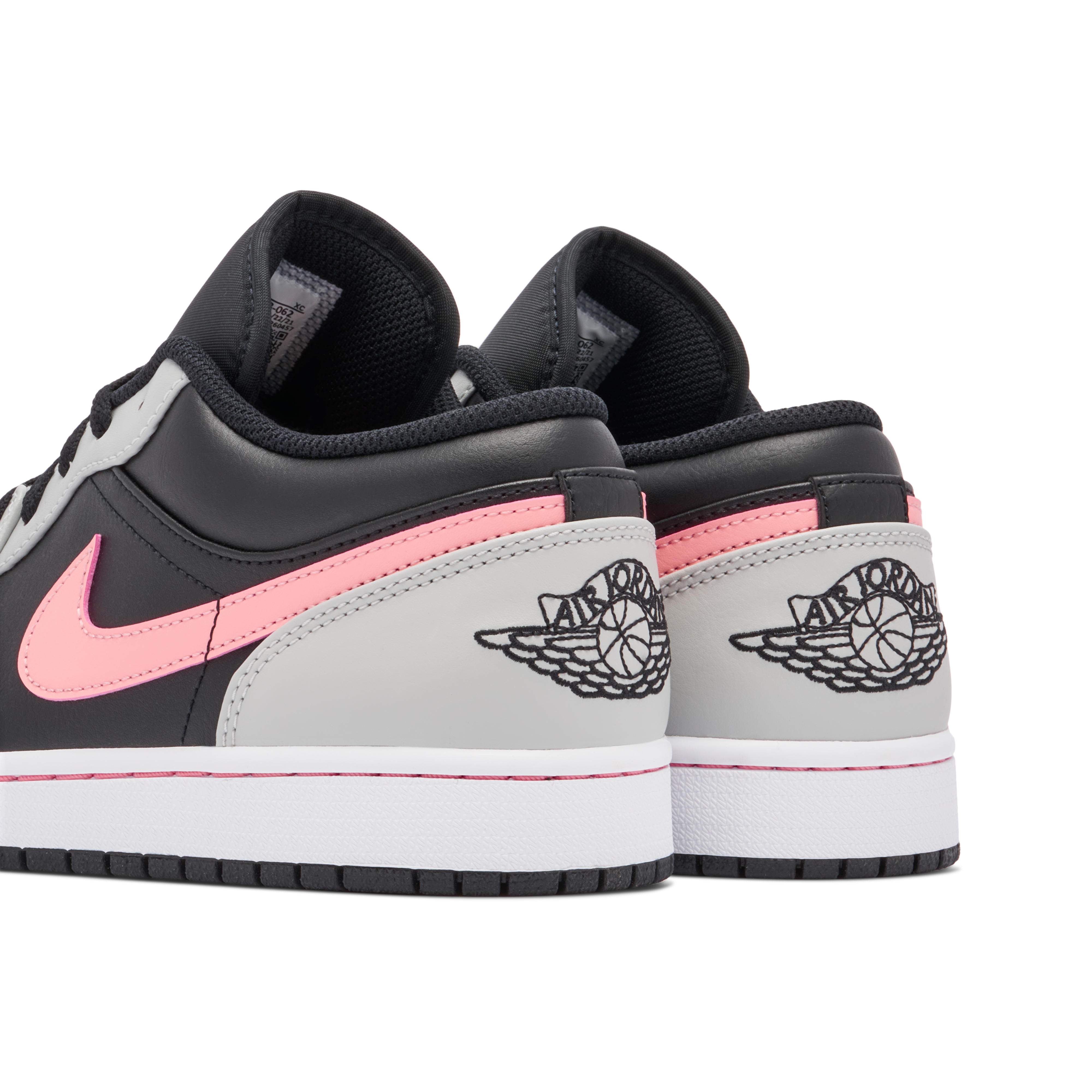 Air Jordan 1 Low White Grey Black Pink 553558-062