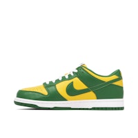 Niu coo coo Nike Dunk Low Brazil Brazil yellow green casual