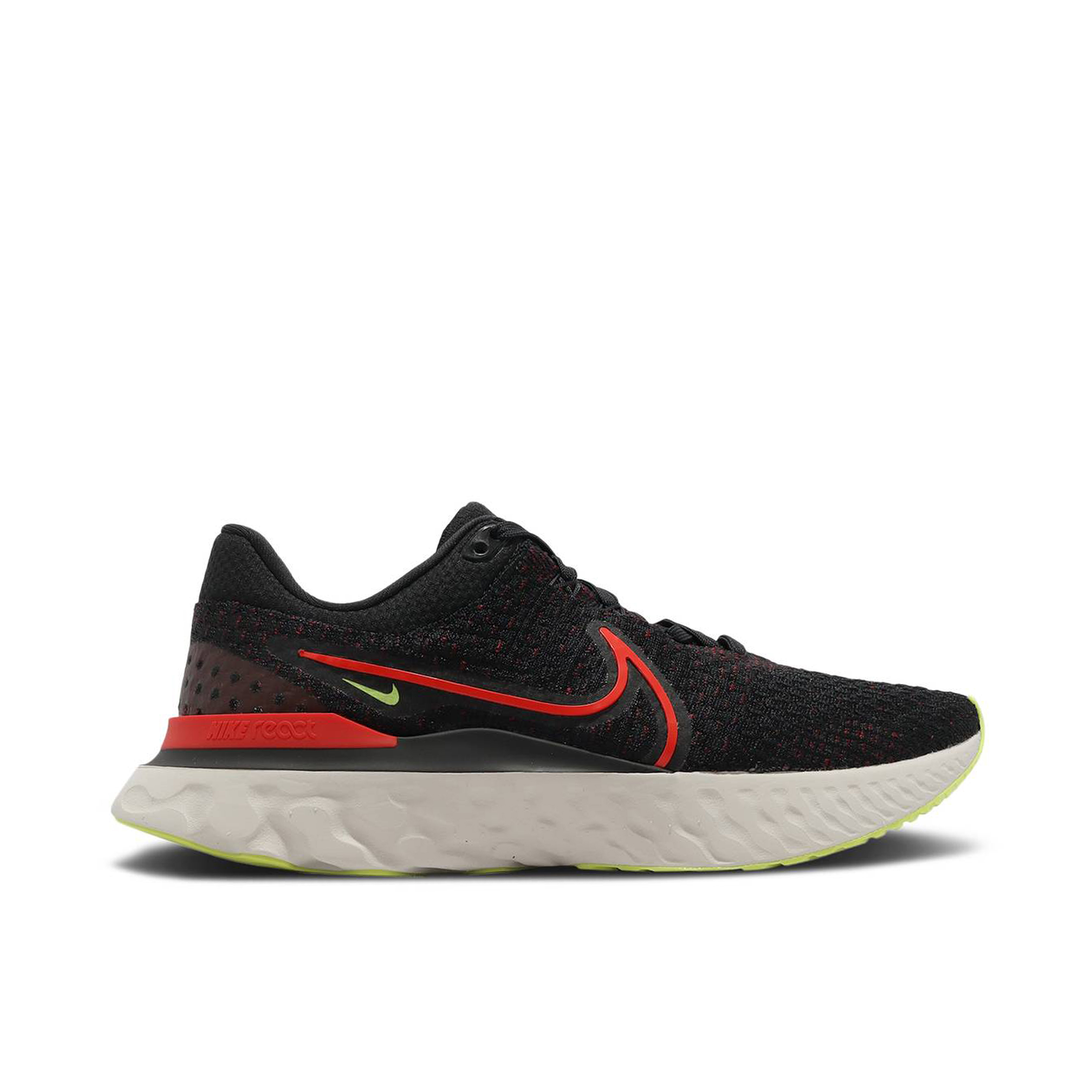 Nike free run black best sale and red