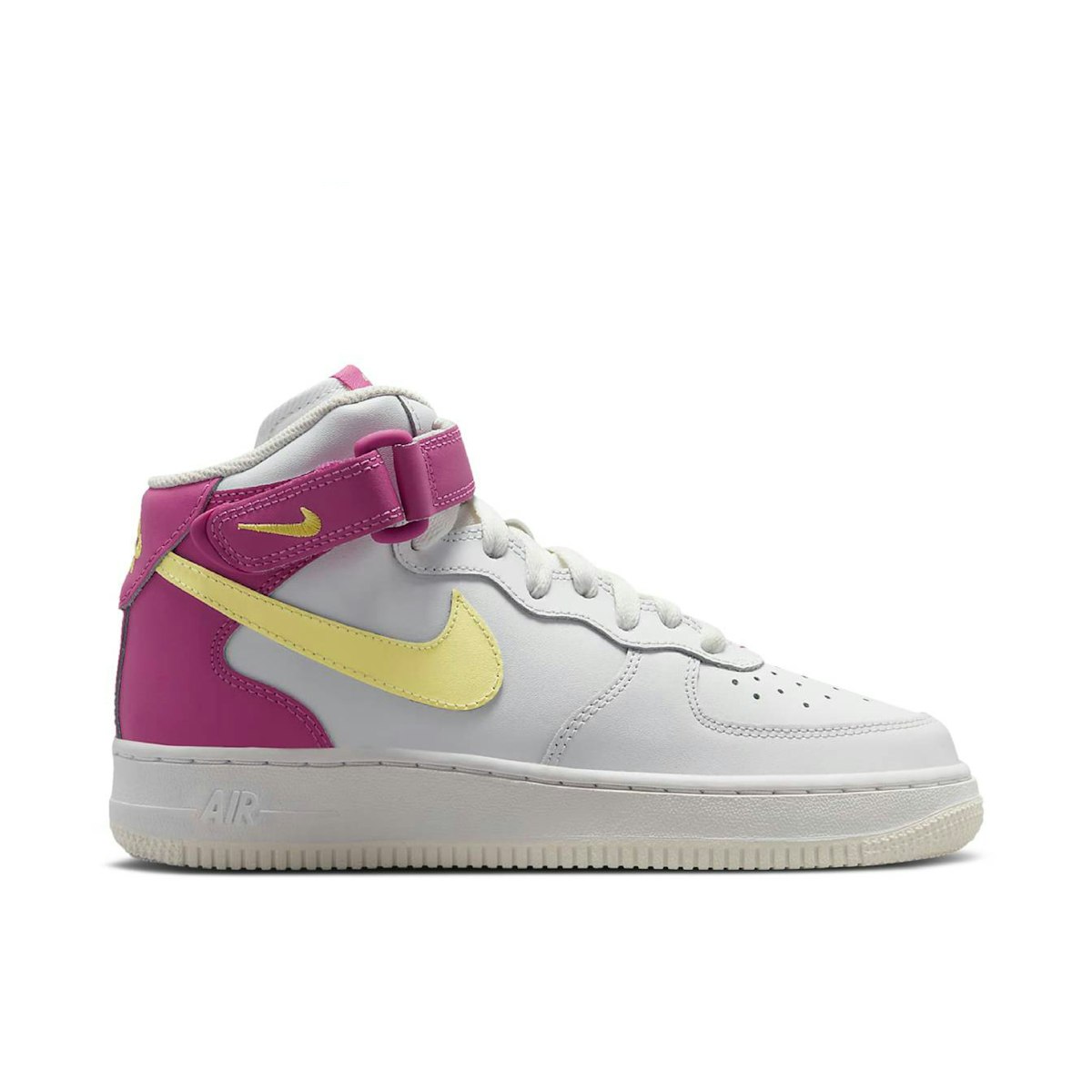 Nike (GS) Air Force 1 Mid Le White/White