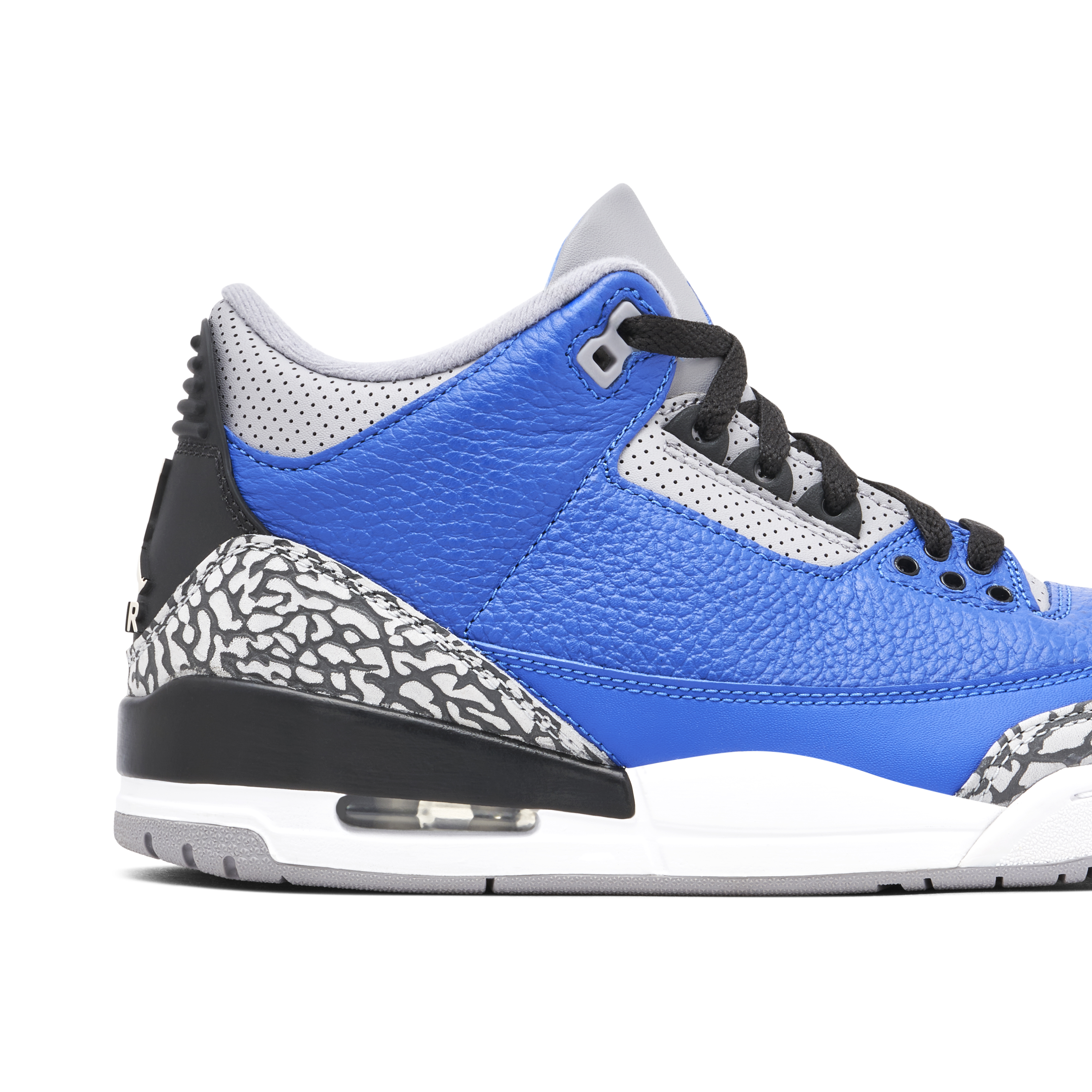 Jordan retro 3 store blue and white