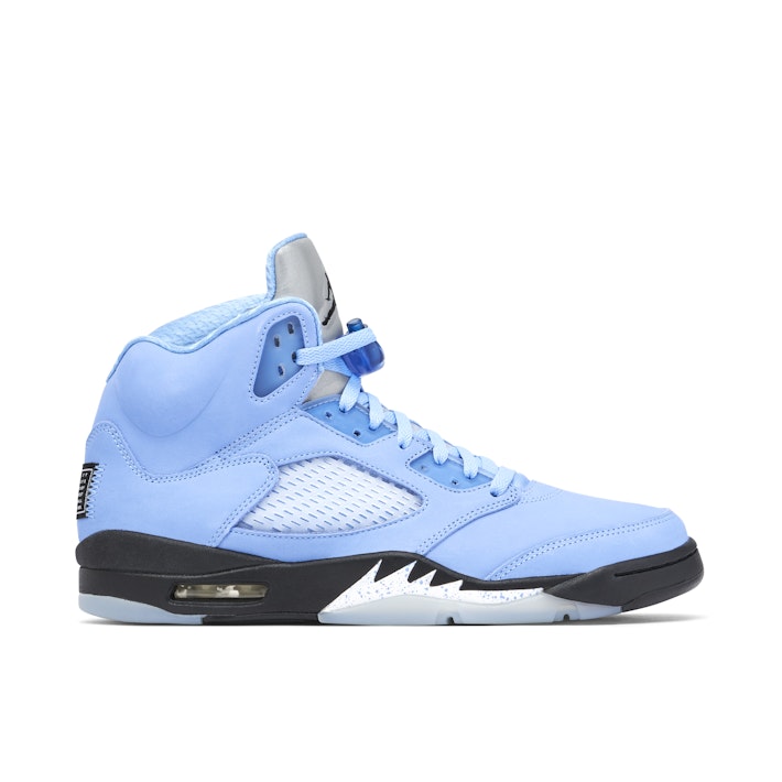 White and blue jordan 5s Clearance