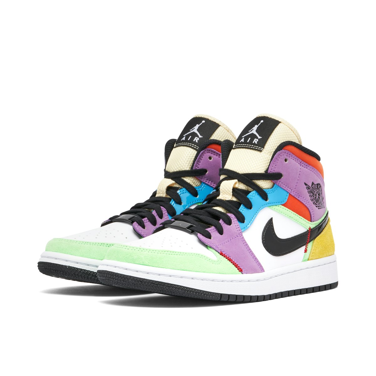 jordan 1 mid multicolor shirt