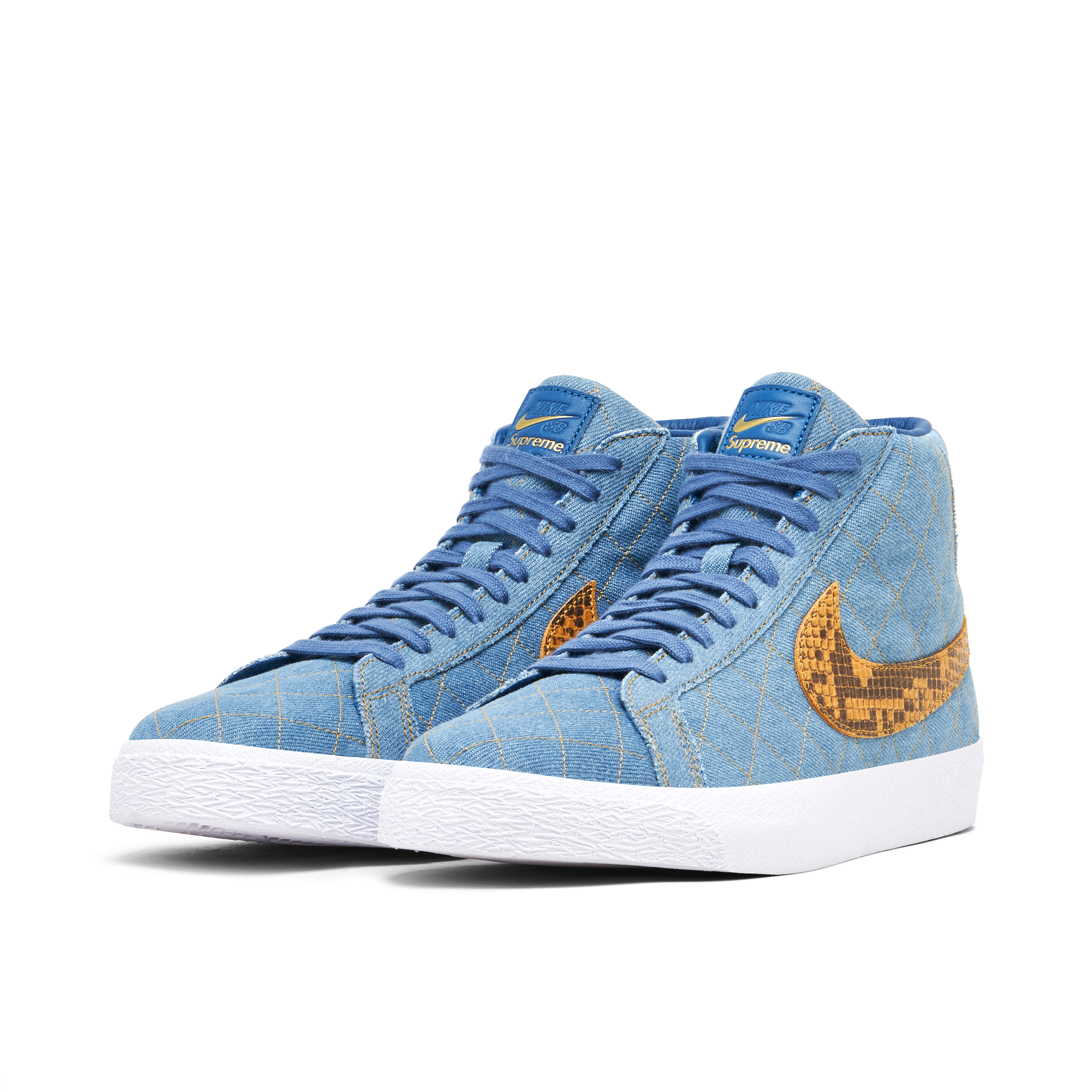 Nike SB Blazer Mid x Supreme Denim Blue | DX8421-400 | Laced